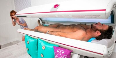 Adessa Winters fucking in the bedroom with her natural tits