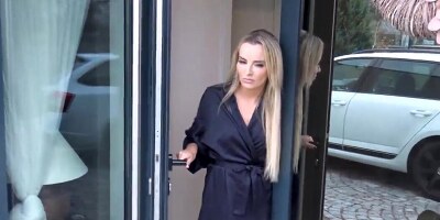 Czech blonde is ready to be fucked to keep her car