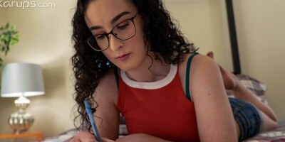 PLEASING HER PROFESSOR