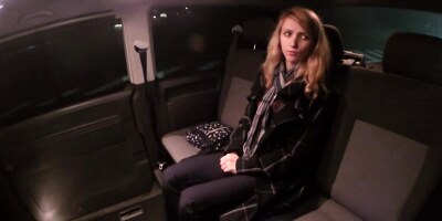 Blonde hitchikker Beatrix Glower blows George Uhl and gets fucked