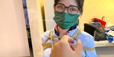 Chinese Bondage - What Will She Do After Work