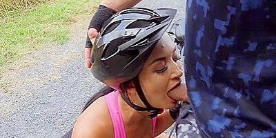 Steve Q And Zuzu Sweet - Sporty Babe Gets Screwed Outdoors