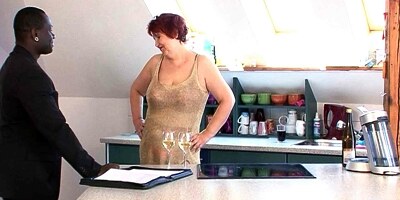 German Busty Mature Granny Seduced Black Guy To Fuck