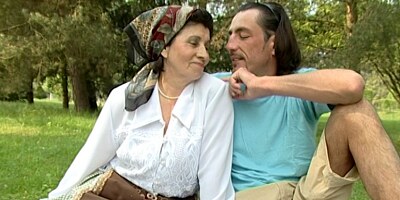 Granny (80 years old) loves young cocks!