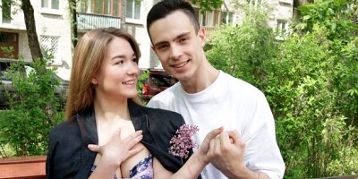 Busty teen seduced and fucked