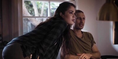 Guy saves MILF's life and makes it with her then