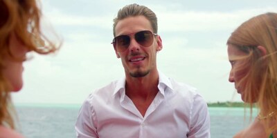 Hotties Jia Lissa and Agatha Vega share a stud's big dick