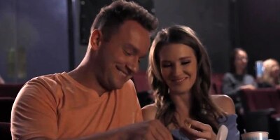 Van Wylde and Ashley Lane are having sex in the cinema