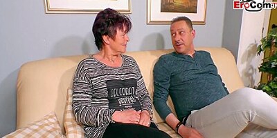 German Chubby Housewife With Natural Boobs Fucks At Casting
