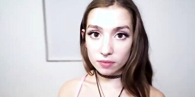 Perv Bro Peeps On His Horny Stepsis Bailey Base While She Enjoys Herself