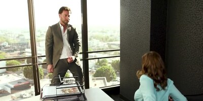 Pornstar's pussy is all boss needs so he is going to get it on