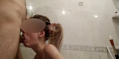 Deepthroat With Milk