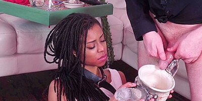 Ebony Kira Noir Hot Anal Tea Service