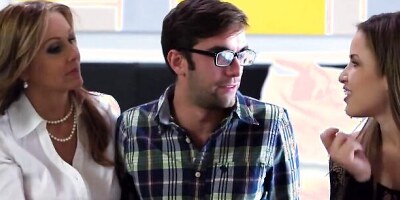 Step mother instigates a threesome with teen cuite (Natasha White)