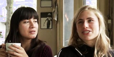Blonde and brunette are ready to spice up their relationship