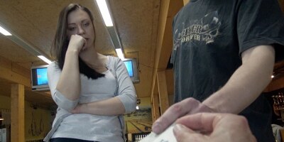 HUNT4K Hunter Fucks Lovely Girl while her Boyfriend is Playing Bowling