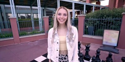 Real Teens - Cute Blondie Lily Larimar Fucked during first Porn Shoot