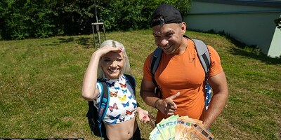 HUNT4K. Scamming Prague Adventures Ends with Cock Ride