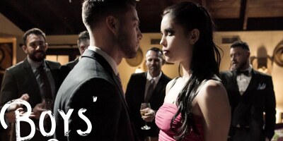 Hot Latina teen gets gangbanged by a bunch of businessmen