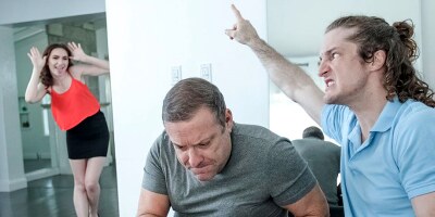 Small boobed ginger teen gets her innocent pussy penetrated in taboo action