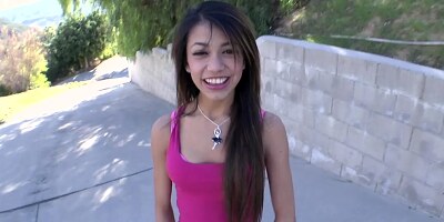 A rough plowing for the smoking hot brunette Latina Veronica Rodriguez