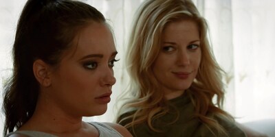 Charlotte Stokely and Gia Paige fuck each other to forget about men