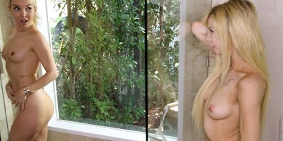 Washing Up With Neighbor