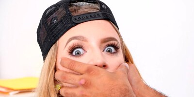 Submissive blonde takes a brutal punishment & BBC in her pussy