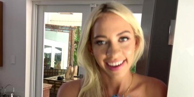 Needing a man's opinion teen stepdaughter Khloe Kapri goes to her stepdad