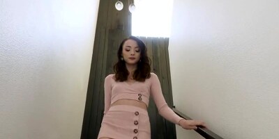 Guy penetrates lovely and cums inside her pussy