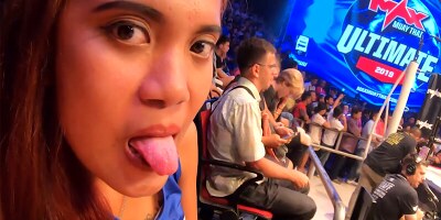 Muay Thai fight night and horny sex after for this big ass Thai girlfriend