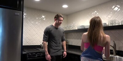 Step-Sister Missed Her Big Brother's Cock