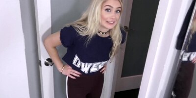 Sexy ass big booty stepsis doddy style bent and banged