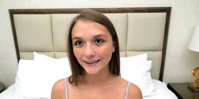 Salad tossing 18 yr old makes her debut porn