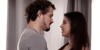 Chick plays with pecker in her mouth and pussy