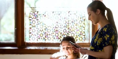 Pretty nurse cures sexy student with help of pussy licking