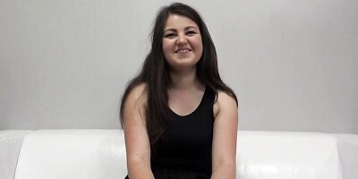 Chubby Czech babe is playing with a horny stranger's hard willy