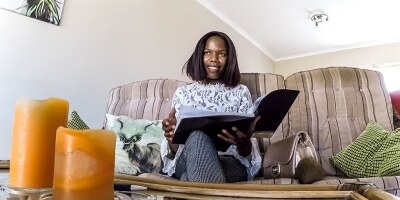 South African Ebony Babe Busted Open By Big White Dick Producer