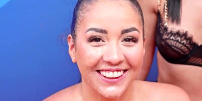 Kitty Love is a slender nubile dark-haired who enjoys to taste new jizz after deep throating shafts