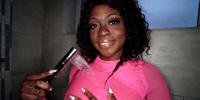 Ebony Tease & Slurpage