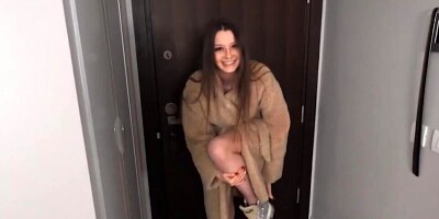 Teen babe gets anally fucked with massive dick in POV