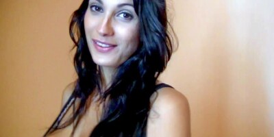 Beautiful model at latina clip