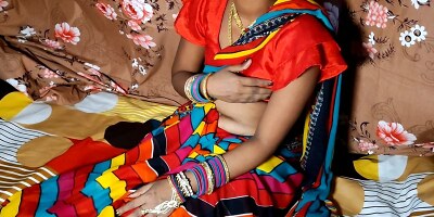 desi hot indian bhabhi red in saree best Hindi audio sex