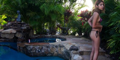 Petite Hazel Heart fucks her pussy solo with a sex toy