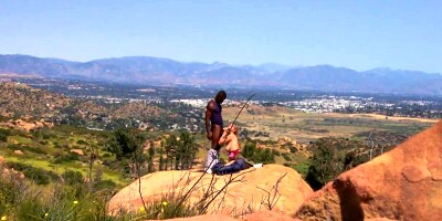 Group sex in the mountains with hot Nikki Sweet, Jesse Pony and Air Thugger