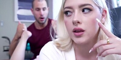 Draining stepdad dick for quick buck