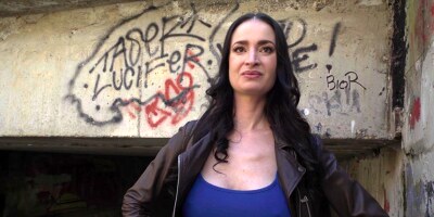 Amateur outdoor sex with busty slut Silvia Sin