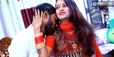 My Cute Desi Sexy Newly Wife Doesn't want me to go Office for whole Day ( Hindi Audio )