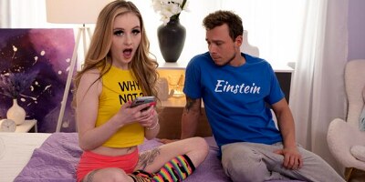 Beautiful chick Baby Kxtten gets fucked in the doggy style pose