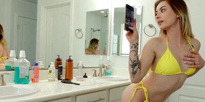 She knows how to convince her stepbrother